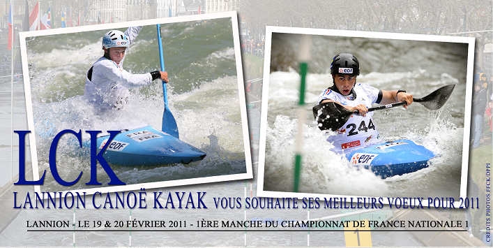 Lannion canoe kayak voeux 2011